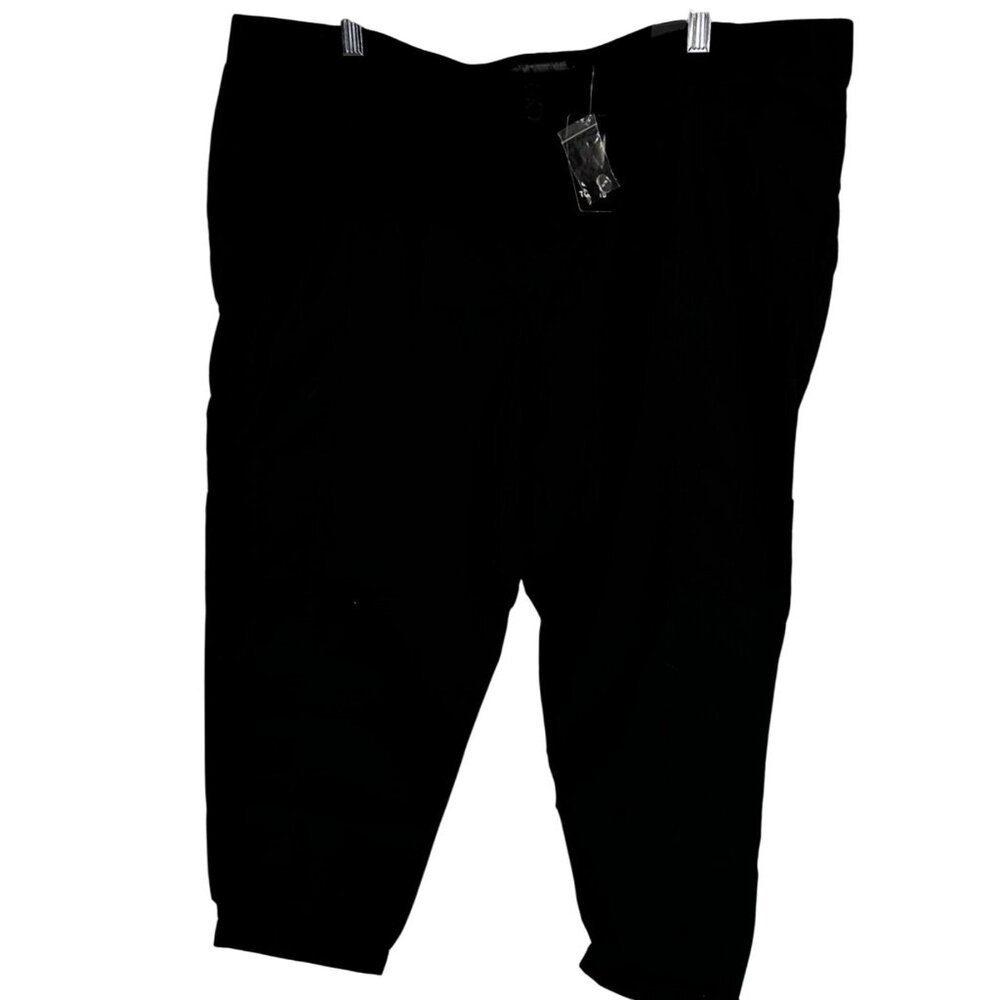 Torrid  Size 20 Professional Black Regular Fit Elastic Waist Trousers NWT